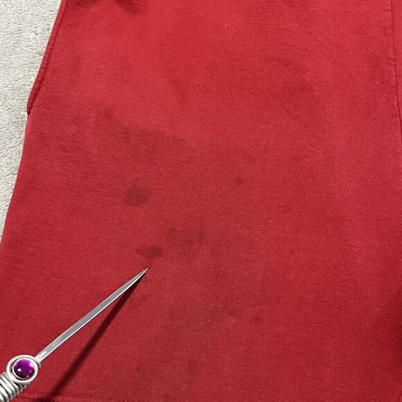 LL Bean Shorts Mens 2XL Red Athletic Fleece Russell Athletic USA Made Vintage - Picture 3 of 16